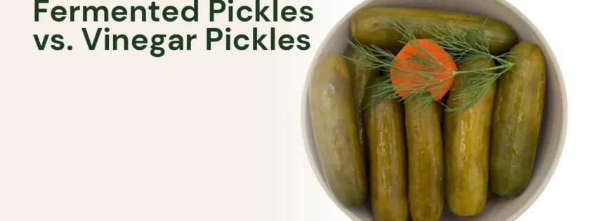 MyZucchini fresh onions — fermented pickles vs vinegar pickles comparison