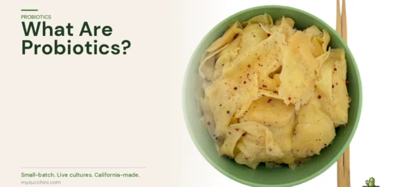 MyZucchini fresh ginger — understanding probiotics and live cultures in food
